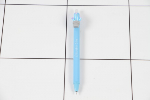Ручка гелевая MESHU Cactus синяя, 0,5мм, стираемая, автоматич. 296395
