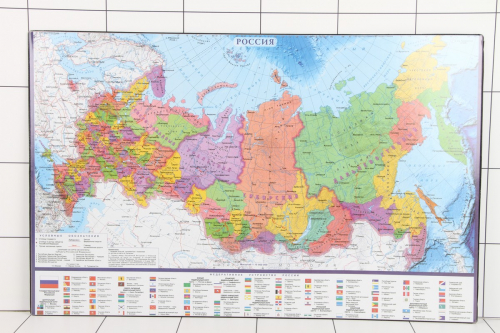Подкладка для письма Карта России 38х59см 236776