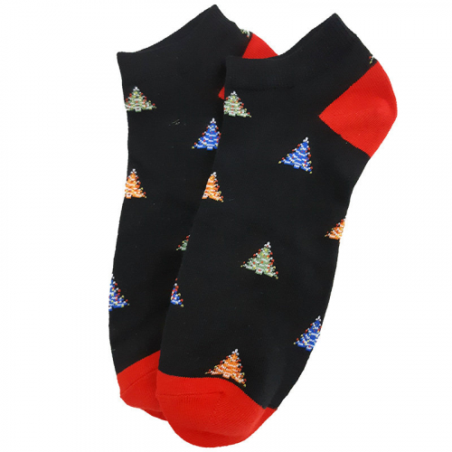03149 Рождество и Новый год | Укороченные  носки 