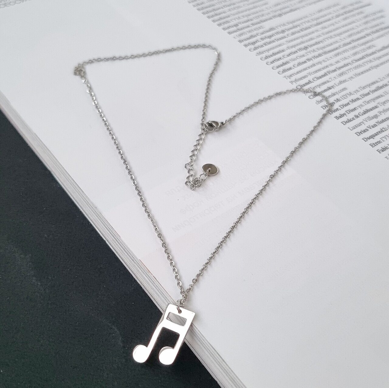 Цепочка с подвеской. zlatto-jewelry