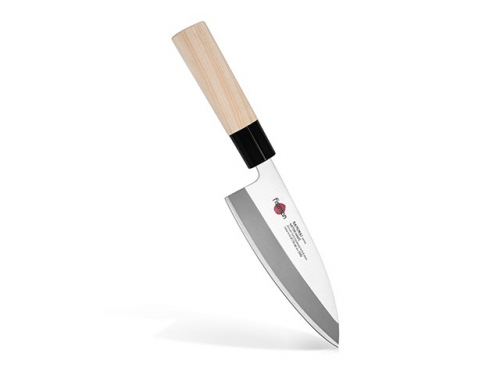 2582 FISSMAN Нож Деба Kensei Hanzo 15см (сталь AUS-8)