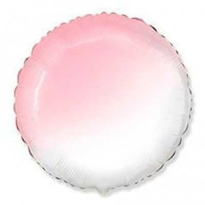 Круг Бело-розовый градиент / White-Pink gradient