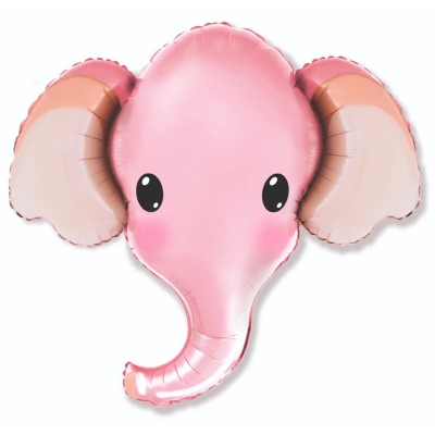 Слоник розовый голова