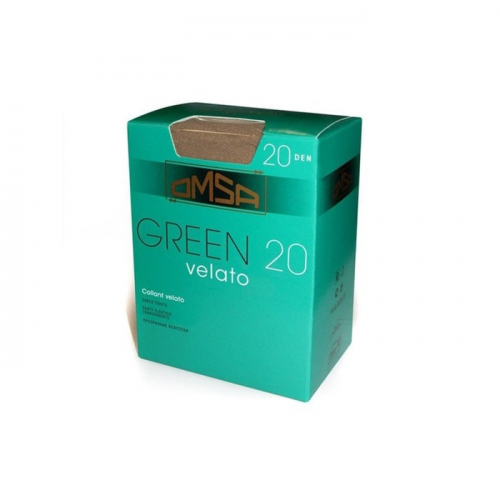Колготки женские Omsa Green, 20 den, размер 3, цвет caramello