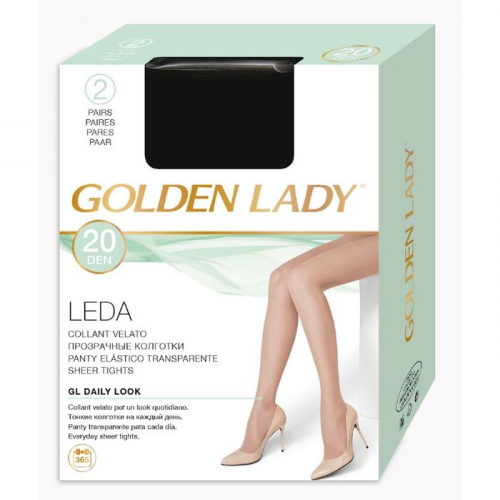 Колготки женские Golden Lady Leda, 20 den, размер 2, цвет fumo