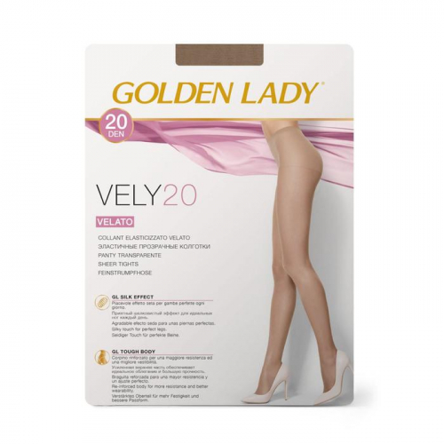 Колготки женские Golden Lady Vely, 20 den, размер 3, цвет playa