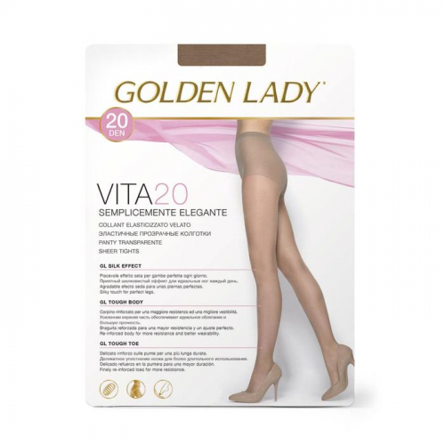 Колготки женские Golden Lady Vita, 20 den, размер 3, цвет playa