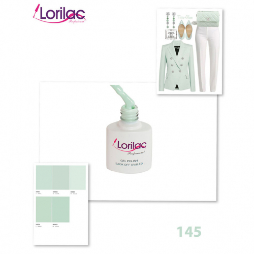 Гель-лак Lorilac -145 10 ml