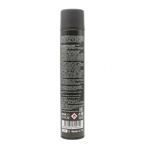 Лак для волос Glance Professional Extreme Volume Push-Up Effect 400 ml