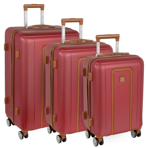 Комплект из 3-х ABS чемоданов РР5509 Polar (Бордовый)