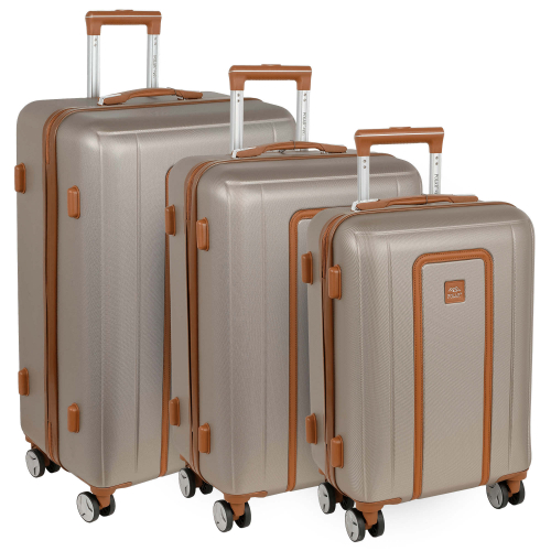 Комплект из 3-х ABS чемоданов РР5509 Polar (Кофе)