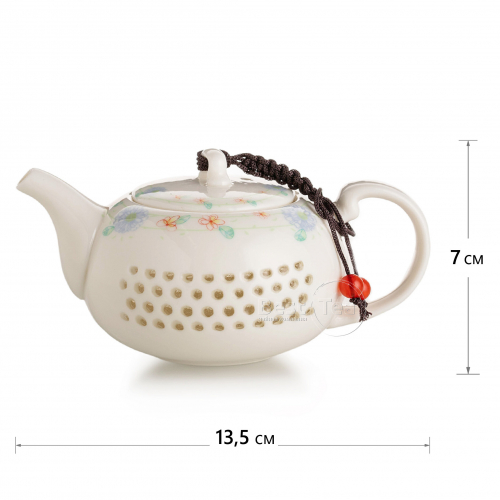 Чайник Нежные Лютики (керамика), 170 мл