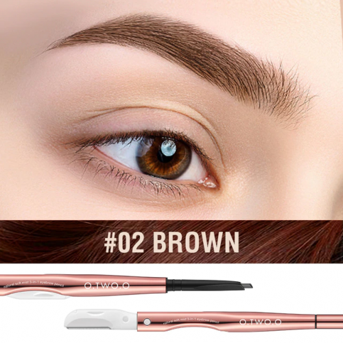 Карандаш для бровей O.TWO.O арт. SC047 №02 Brown 0.12 g.
