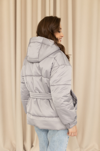 Куртка женская зимняя 24404 (серый опал)