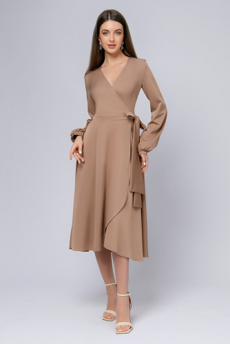 Платье 1001 DRESS #840281Бежевый