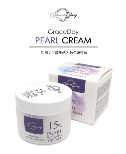 GRACE DAY/ Крем для лица на основе жемчужного порошка Pearl 15% Cream, 50 мл
