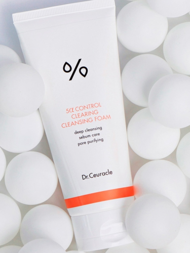 Dr. Ceuracle / Себорегулирующая пенка для жирной кожи. 5a Control Clearing Cleansing Foam, 200 мл