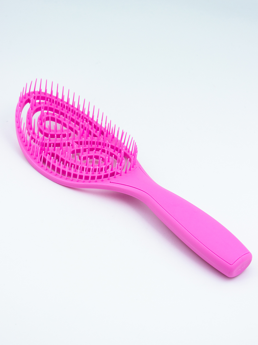 КИТАЙ. HAIR COMB - РАСЧЕСКА МАССАЖНАЯ ДЛЯ ВОЛОС УНИВЕРСАЛЬНАЯ РОЗОВАЯ, 1 ШТ.
