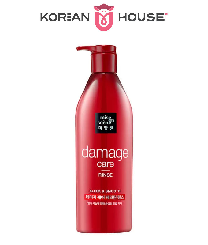 MISE-EN-SCÈNE - КОНДИЦИОНЕР ДЛЯ ВОЛОС И КОЖИ ГОЛОВЫ DAMAGE CARE RINSE, 680 ML
