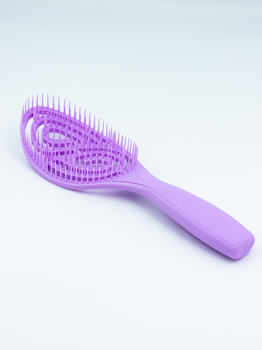КИТАЙ. HAIR COMB - РАСЧЕСКА МАССАЖНАЯ ДЛЯ ВОЛОС УНИВЕРСАЛЬНАЯ ФИОЛЕТОВАЯ, 1 ШТ.