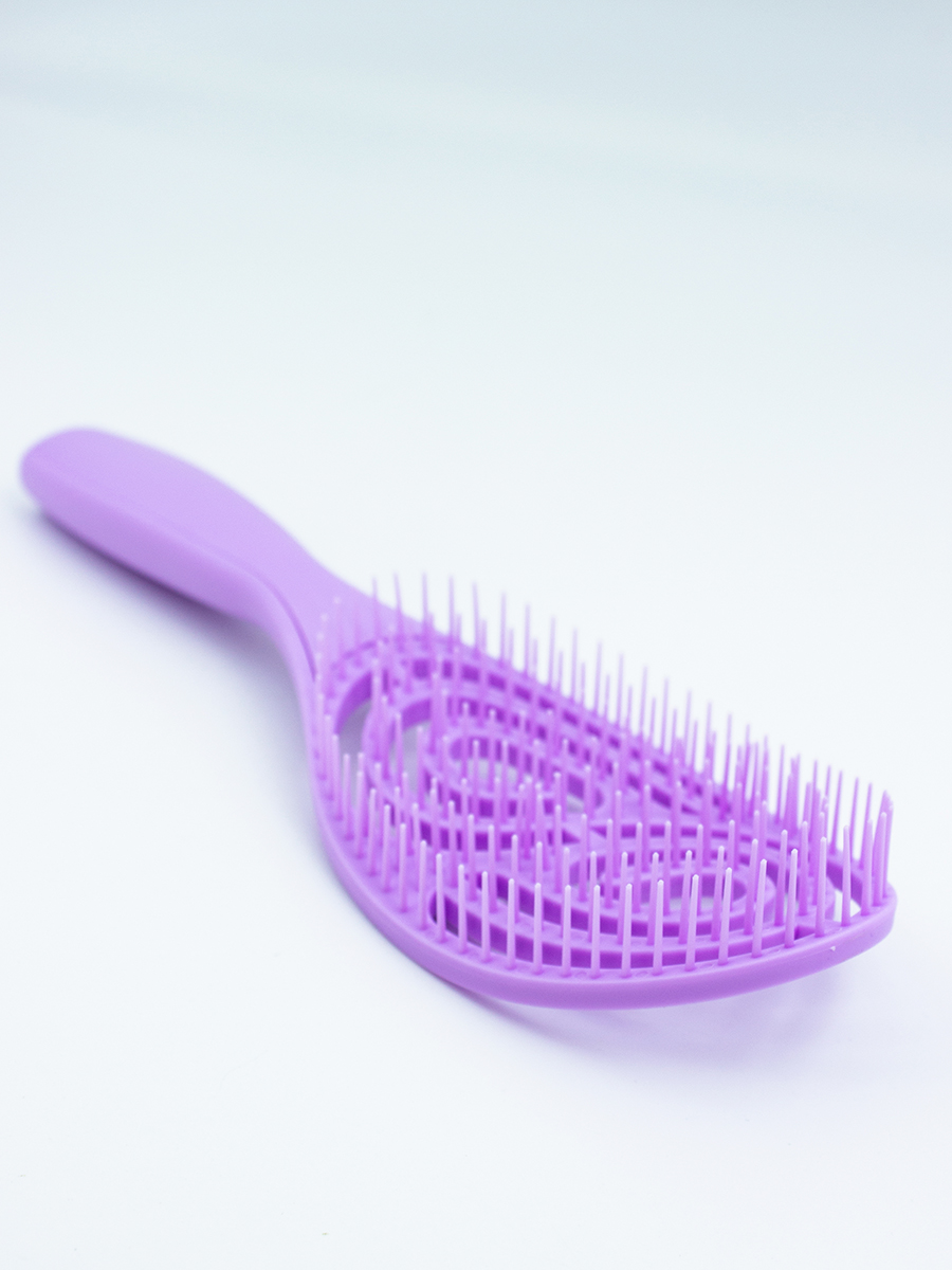 КИТАЙ. HAIR COMB - РАСЧЕСКА МАССАЖНАЯ ДЛЯ ВОЛОС УНИВЕРСАЛЬНАЯ ФИОЛЕТОВАЯ, 1 ШТ.