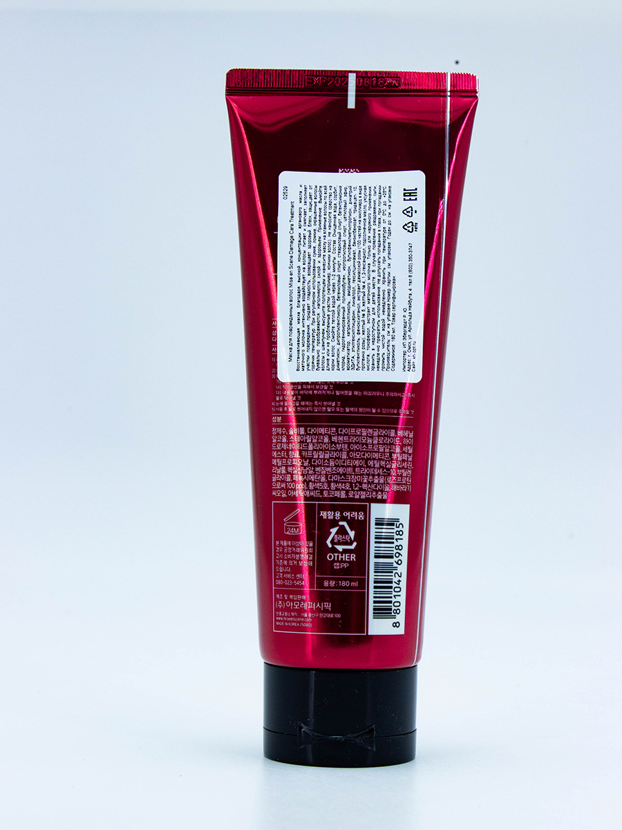 MISE-EN-SCÈNE - МАСКА ДЛЯ ВОЛОС И КОЖИ ГОЛОВЫ DAMAGE CARE TREATMENT, 180 ML