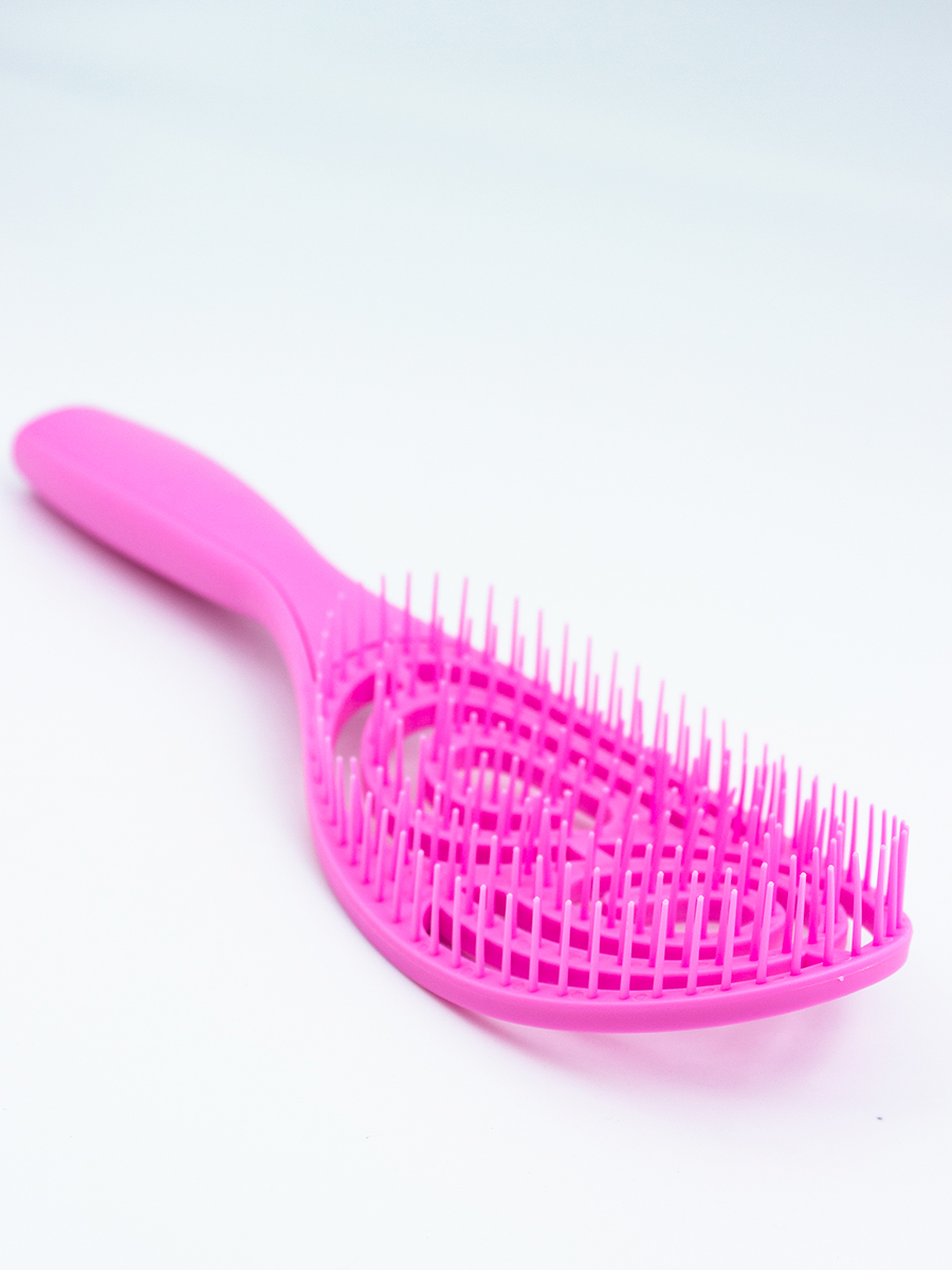 КИТАЙ. HAIR COMB - РАСЧЕСКА МАССАЖНАЯ ДЛЯ ВОЛОС УНИВЕРСАЛЬНАЯ РОЗОВАЯ, 1 ШТ.