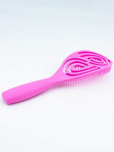 КИТАЙ. HAIR COMB - РАСЧЕСКА МАССАЖНАЯ ДЛЯ ВОЛОС УНИВЕРСАЛЬНАЯ РОЗОВАЯ, 1 ШТ.