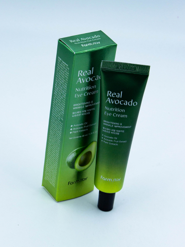 FARMSTAY - КРЕМ ДЛЯ КОЖИ ВОКРУГ ГЛАЗ С ЭКСТРАКТОМ АВОКАДО REAL AVOCADO NUTRITION EYE CREAM, 40 ML