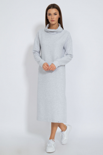 Платье Kivviwear 4068/10 светло-серый меланж
