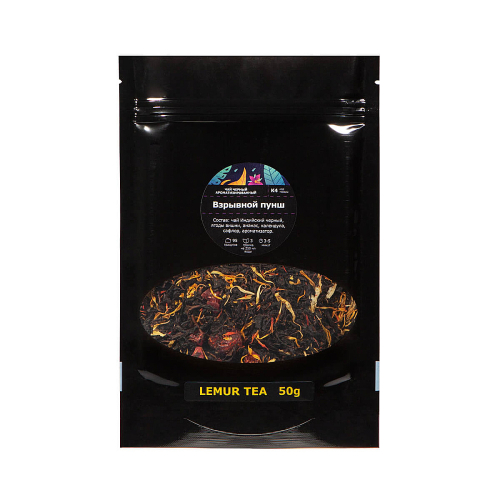 K4 Чай черный ароматизированный «Взрывной пунш»