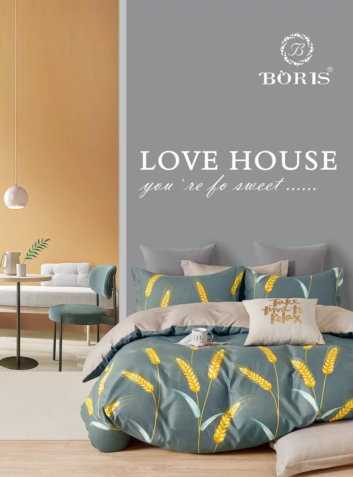 Комплект постельного белья Boris-dense(Арт. PS1341)