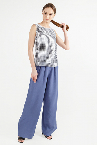 Блуза REMIX #186653Белый, геометрия