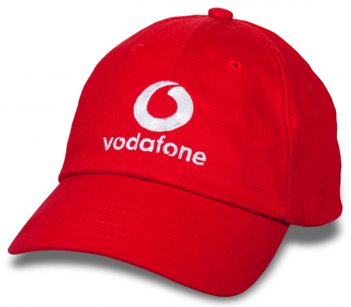 Яркая бейсболка Vodafone. Выбор активной молодежи и не только! №6341 ОСТАТКИ СЛАДКИ!!!!