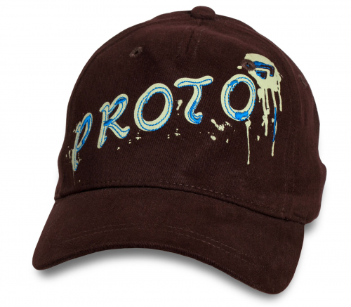 Фирменная кепка-бейсболка от Proto. - оригинальный дизайн - будь в тренде! №8022