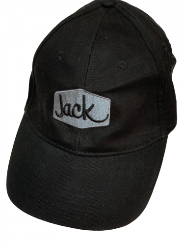 Черная кепка с нашивкой Jack  №6697