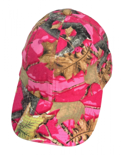 Яркая летняя бейсболка розовый камуфляж  №1607