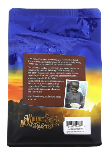 Mt. Whitney Coffee Roasters, органический кофе в зернах, французский рецепт, темная обжарка, 340 г (12 унций)