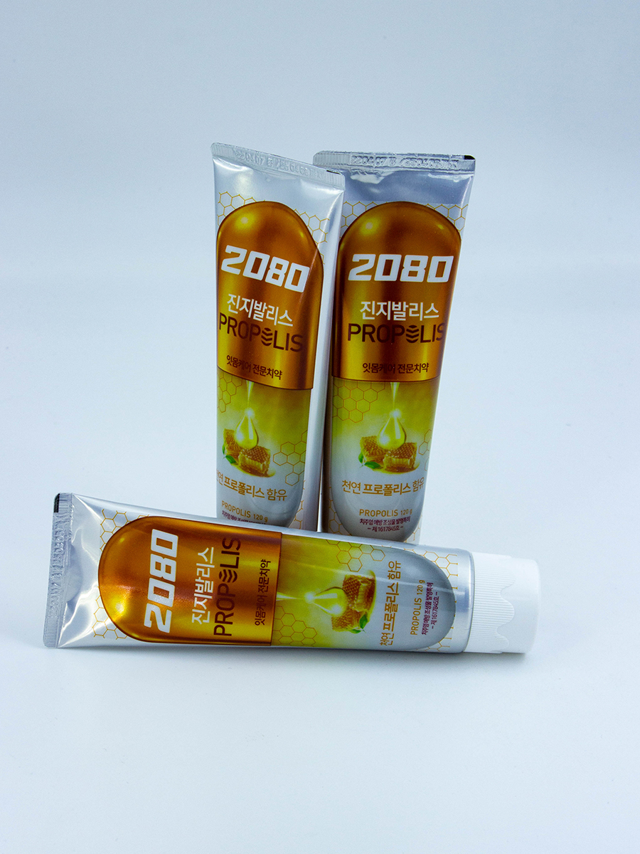 DEN - ЗУБНАЯ ПАСТА СО ВКУСОМ МЕДА PROPOLIS TOOTHPASTE, 3 ШТ. * 120 Г.