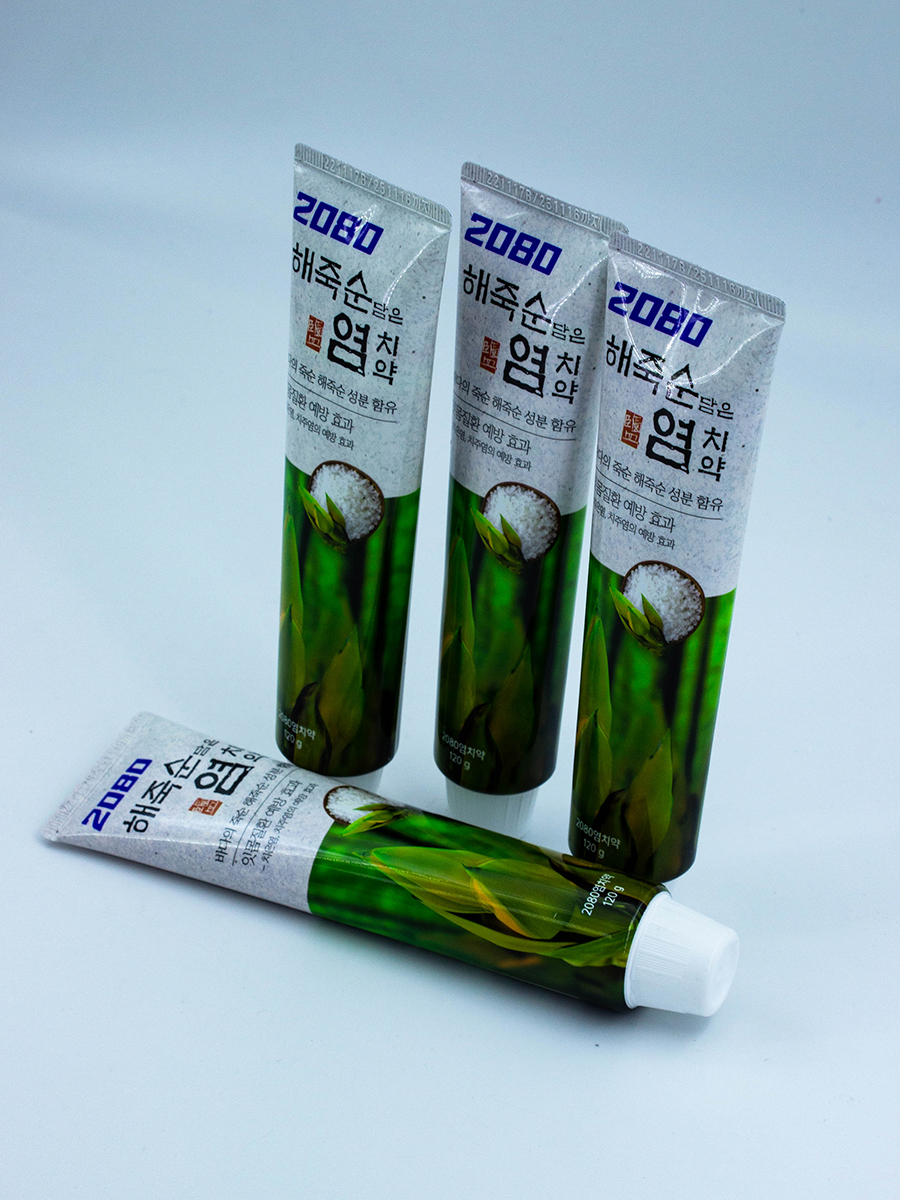 DEN - ЗУБНАЯ ПАСТА С МОРСКОЙ СОЛЬЮ И ЭКСТРАКТОМ НИПЫ SALT TOOTHPASTE SEA BAMBOO SHOOT TOOTHPASTE, 4 ШТ. * 120 Г.