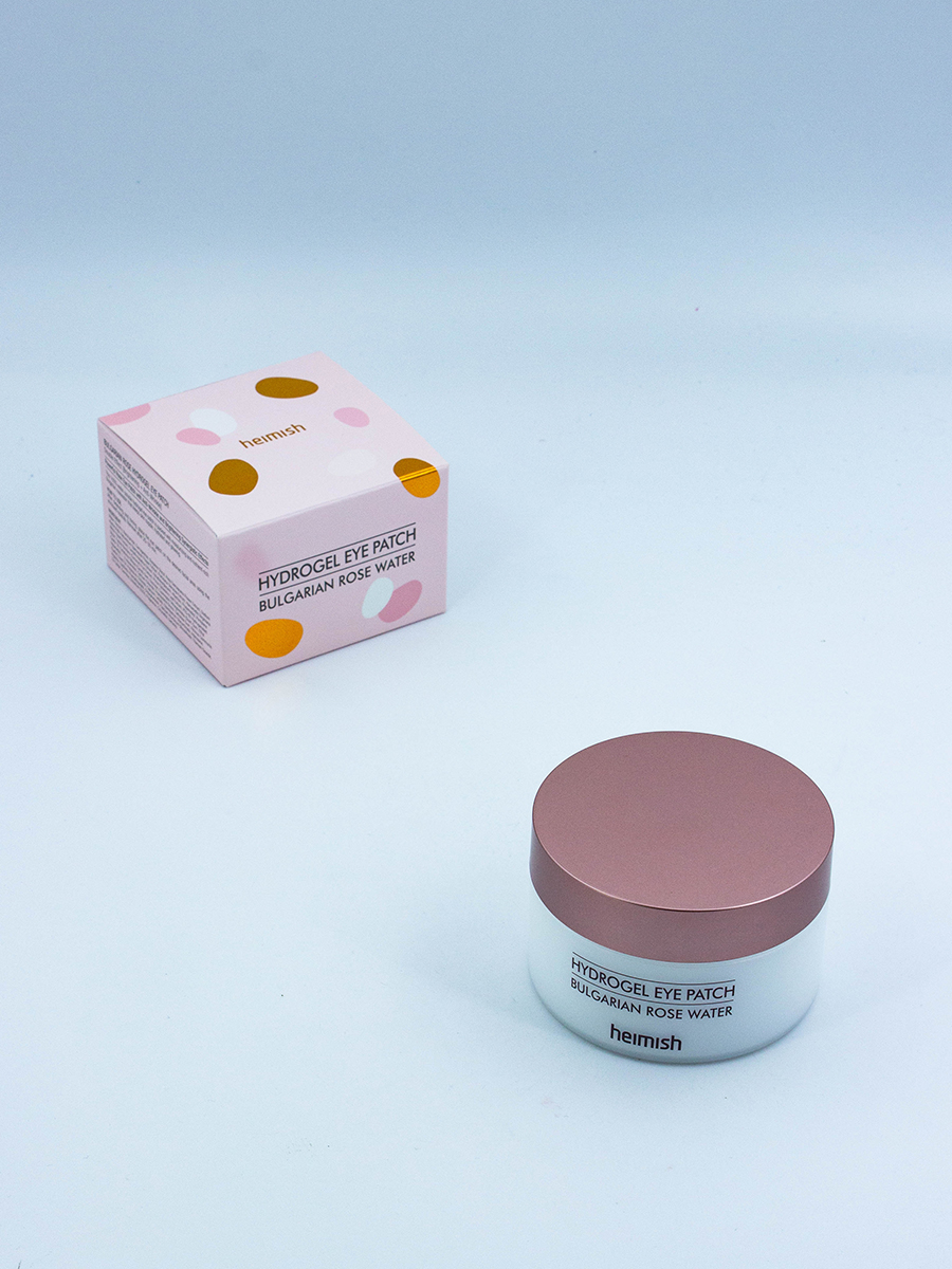 HEIMISH - ПАТЧИ ГИДРОГЕЛЕВЫЕ ДЛЯ ЛИЦА С ЭКСТРАКТОМ БОЛГАРСКОЙ РОЗЫ BULGARIAN ROSE WATER HYDROGEL EYE PATCH, 60 ШТ.