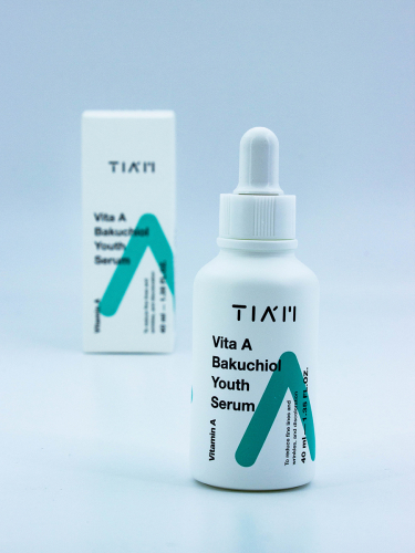 TIAM - СЫВОРОТКА ДЛЯ ЛИЦА С РЕТИНОЛОМ VITA A BAKUCHIOL YOUTH SERUM, 40 МЛ.