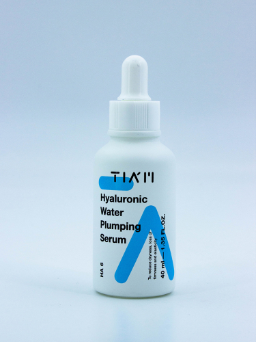 TIAM - СЫВОРОТКА ДЛЯ ЛИЦА С ГИАЛУРОНОВОЙ КИСЛОТОЙ TIAM HYALURONIC WATER PLUMPING SERUM, 40 МЛ.