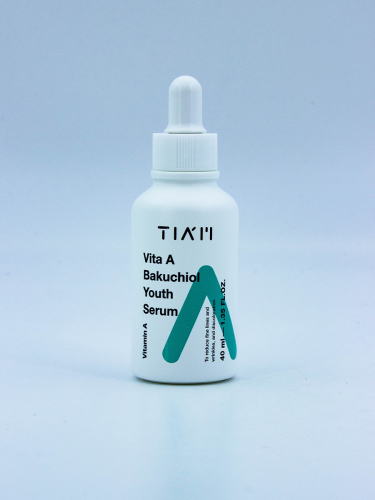 TIAM - СЫВОРОТКА ДЛЯ ЛИЦА С РЕТИНОЛОМ VITA A BAKUCHIOL YOUTH SERUM, 40 МЛ.