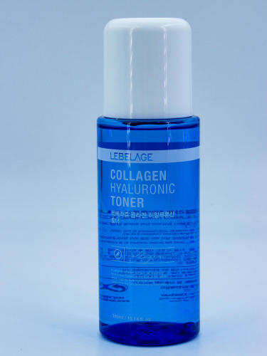 LEBELAGE - ТОНЕР ДЛЯ ЛИЦА УВЛАЖНЯЮЩИЙ С КОЛЛАГЕНОМ И ГИАЛУРОНОВОЙ КИСЛОТОЙ COLLAGEN HYALURONIC TONER, 300 МЛ.