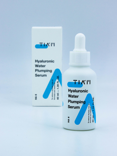 TIAM - СЫВОРОТКА ДЛЯ ЛИЦА С ГИАЛУРОНОВОЙ КИСЛОТОЙ TIAM HYALURONIC WATER PLUMPING SERUM, 40 МЛ.