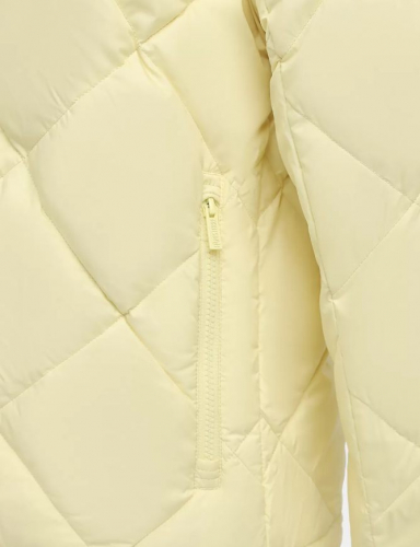 Куртка жен желт 13940 ру с 38 по 48 полиэстер, утеплитель  пух-перо(90-10%)