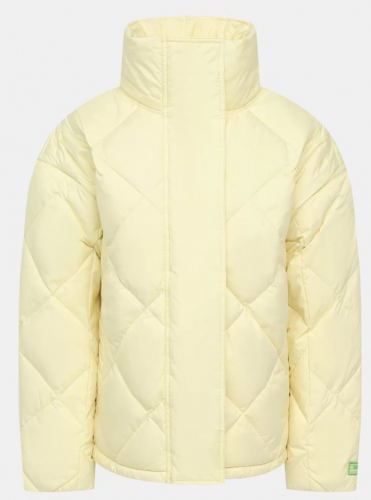 Куртка жен желт 13940 ру с 38 по 48 полиэстер, утеплитель  пух-перо(90-10%)
