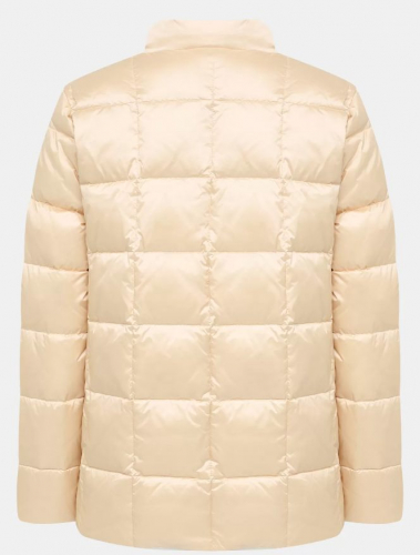 Куртка жен беж 13360 ру с 40 по 50 полиуретан-полиэстер, утеплитель пух-перо(90-10%)