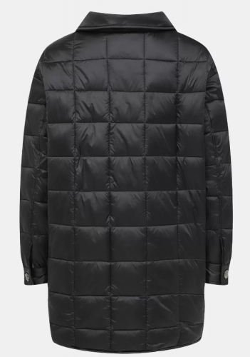 Куртка жен черн 12240 ру с 40 по 50 полиуретан-полиэстер, полиэстер утеплитель